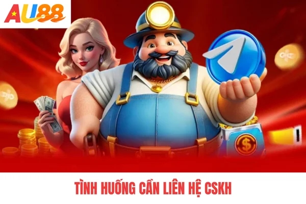Tình huống cần liên hệ CSKH
