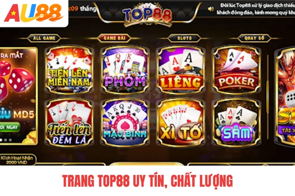 Trang TOP88 uy tín, chất lượng
