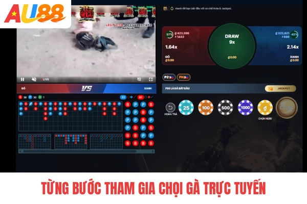 Từng bước tham gia chọi gà trực tuyến
